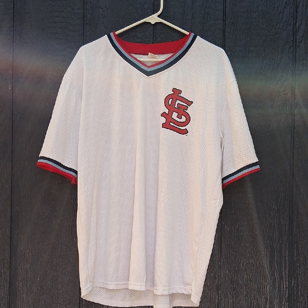 Cardinals Kids White and Red Team Jersey